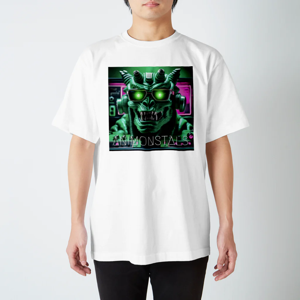 ANIMONSTALSのグリーン・モンスタル@tコックピット Regular Fit T-Shirt