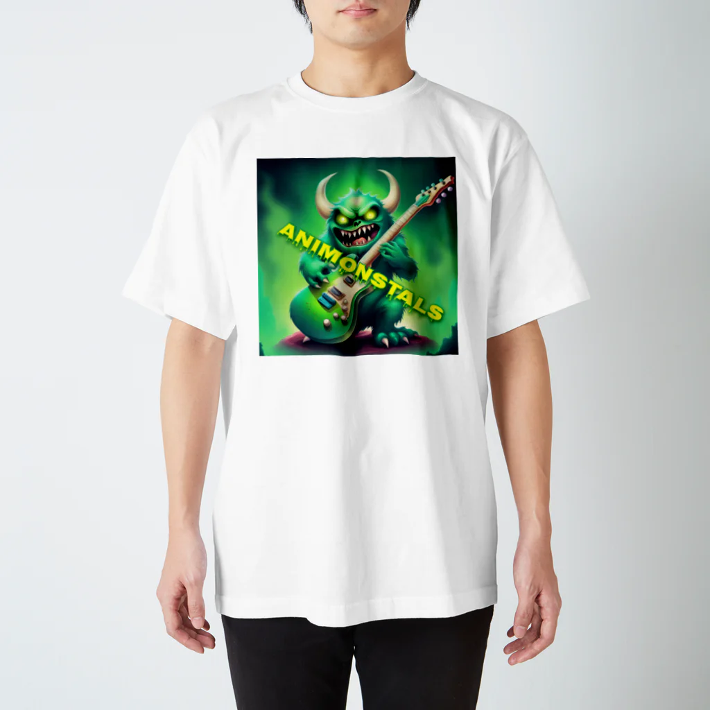 ANIMONSTALSのMETAL・グリーン・モンスタル Regular Fit T-Shirt