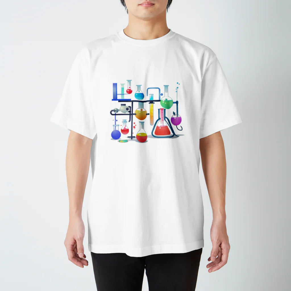 パキュラSHOPのカラフルなサイエンス スタンダードTシャツ