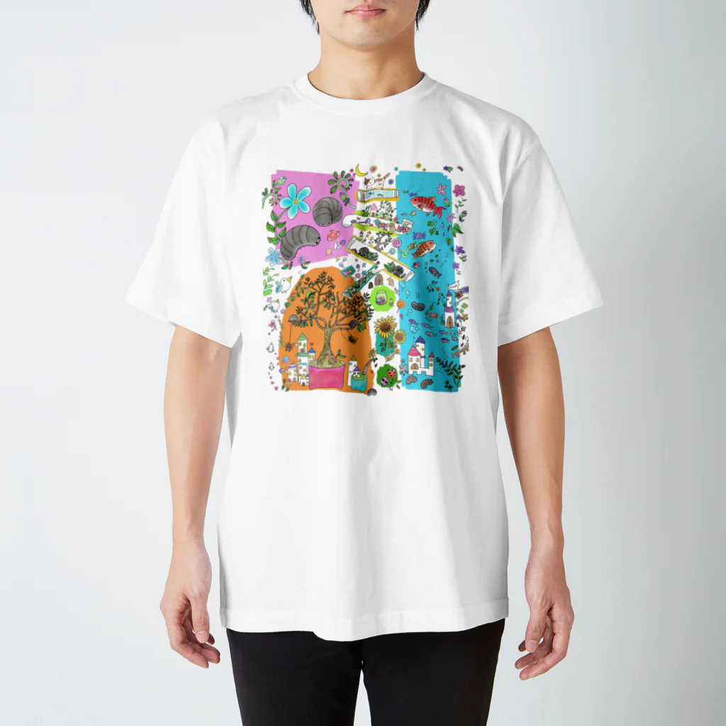 おくらげのダンゴムシ スタンダードTシャツ