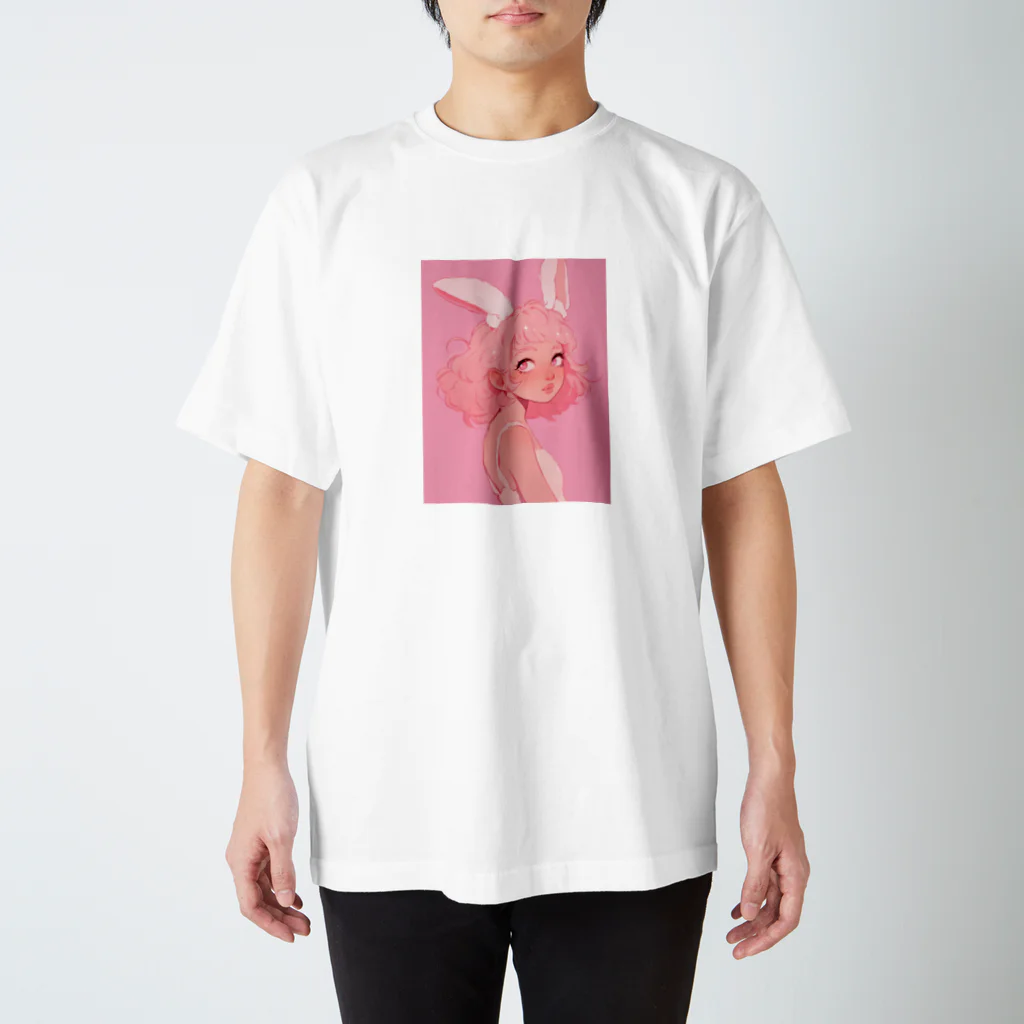 兎の紅水晶屋のバニーガールの憂鬱 スタンダードTシャツ