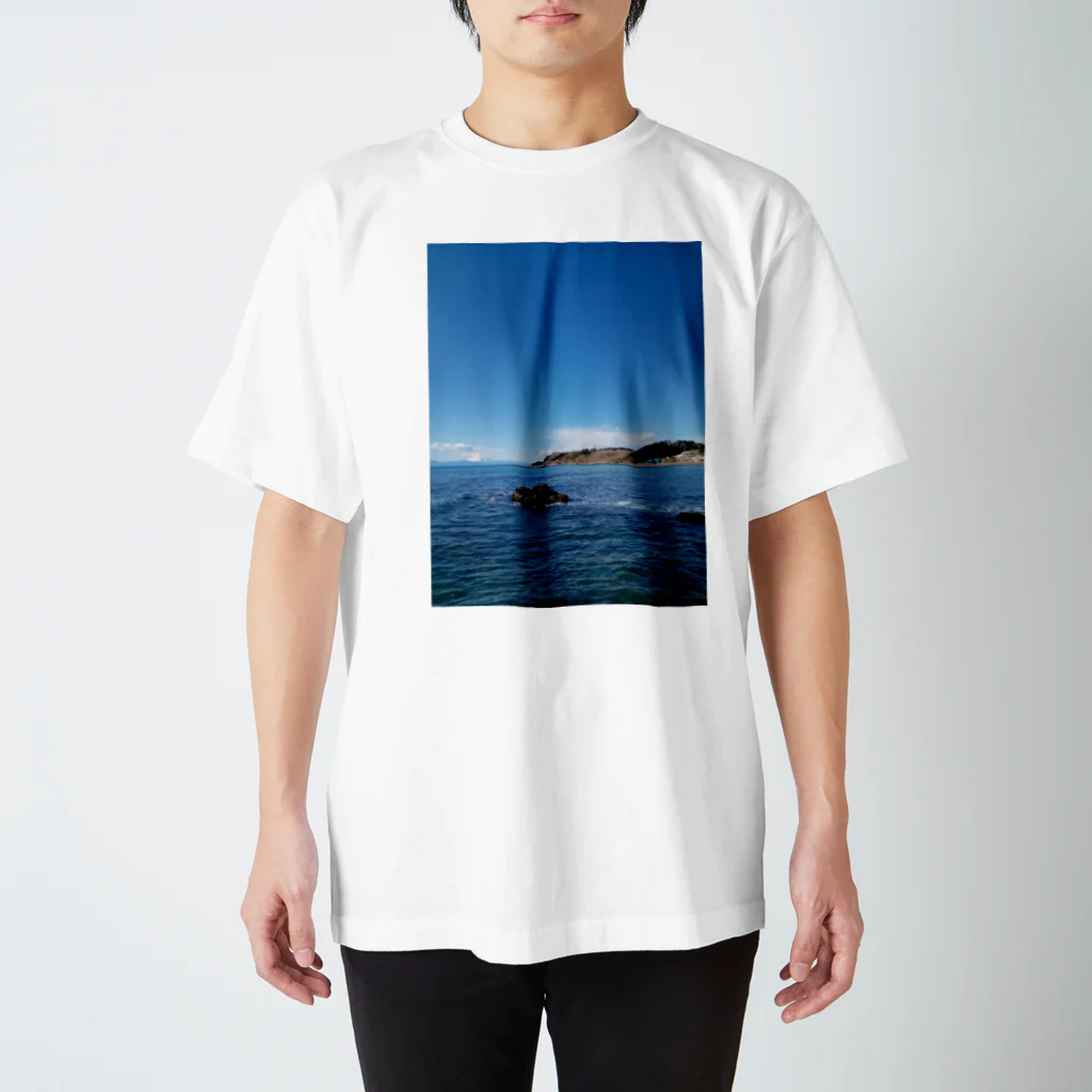 モニアショップの空　海　波 スタンダードTシャツ