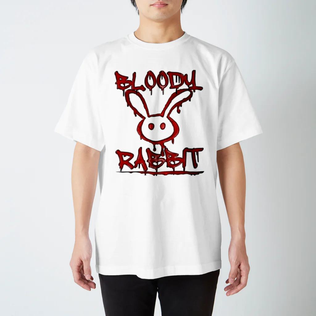 Ａ’ｚｗｏｒｋＳのらくがきBLOODYRABBIT スタンダードTシャツ