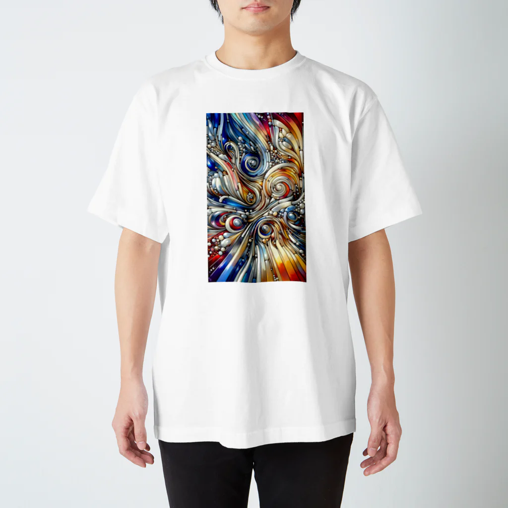 sukoyaのガラスの幻想曲 Regular Fit T-Shirt