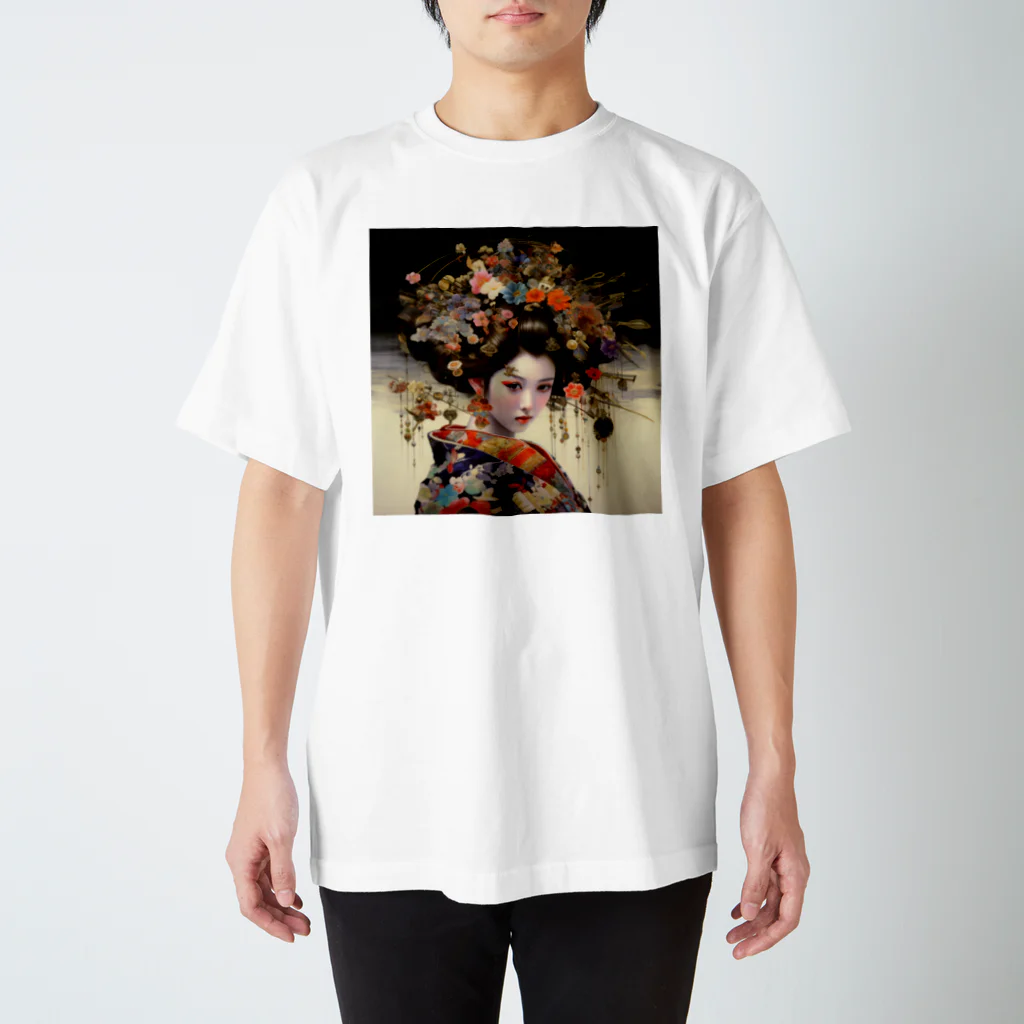 AQUAMETAVERSEの花魁　なでしこ1478 スタンダードTシャツ