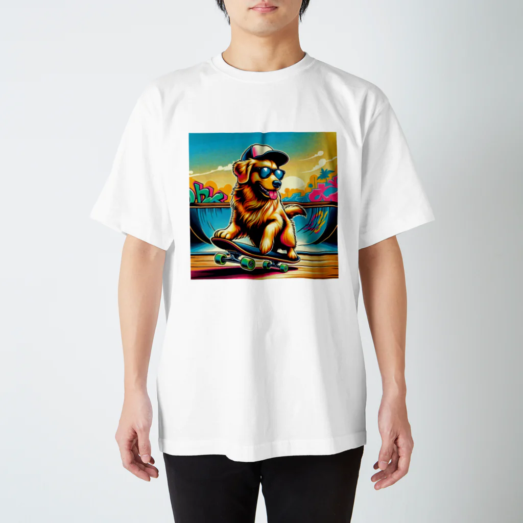 キャップ犬専門店のキャップ犬2 スタンダードTシャツ