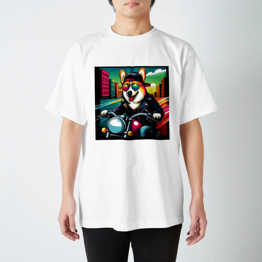 キャップ犬専門店のキャップ犬4 Regular Fit T-Shirt