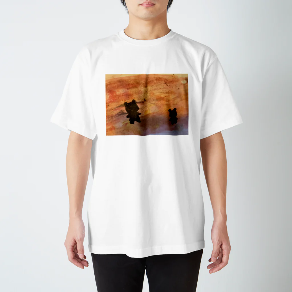 acohaの夕焼けくまくん Regular Fit T-Shirt