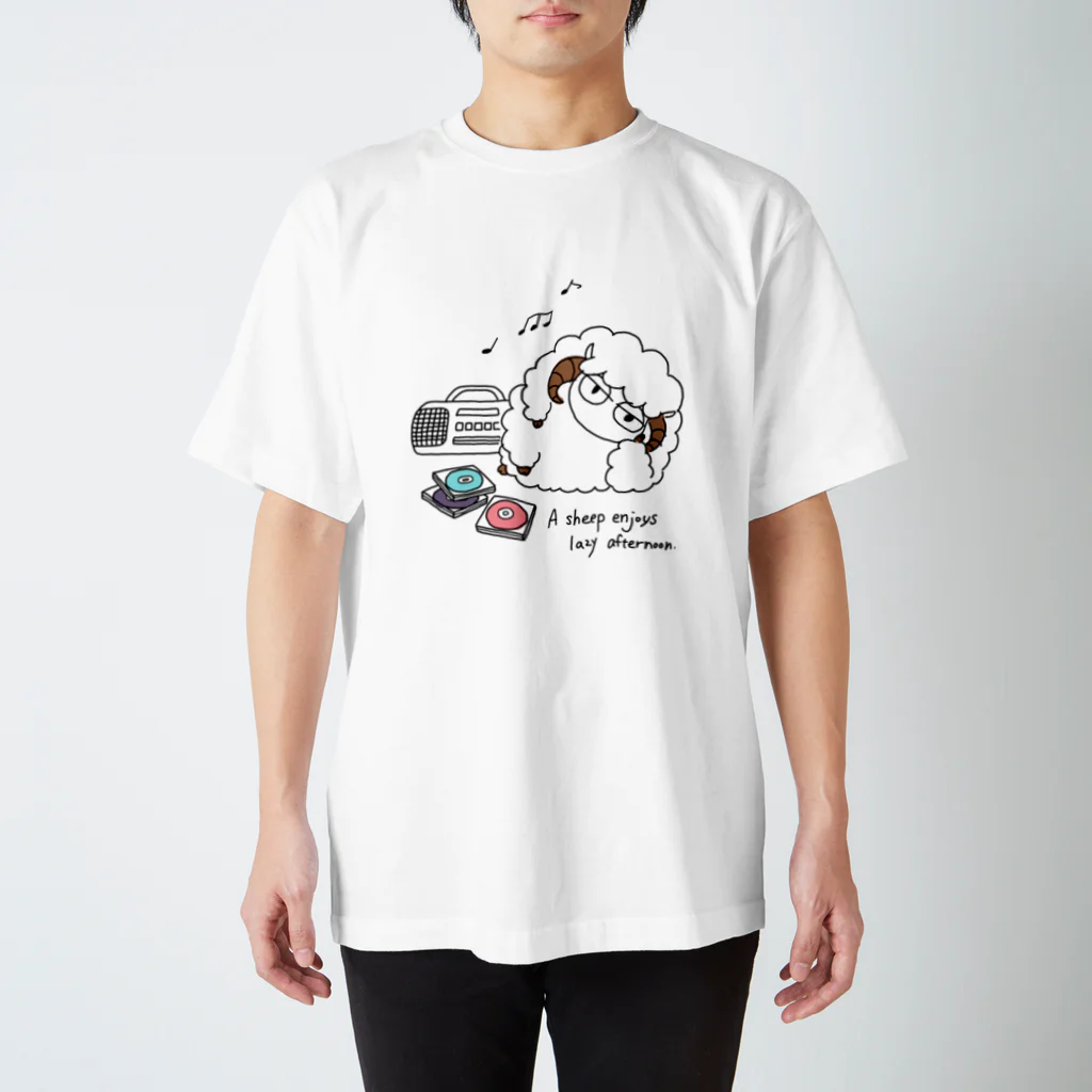 KOCHI shopのけだるい午後の羊 スタンダードTシャツ