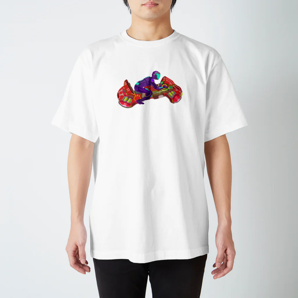 kemi's shopのFUTURISTIC MOTORBIKE スタンダードTシャツ