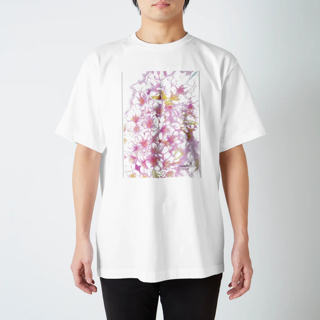 Daria tanakaの桜デッサン Regular Fit T-Shirt