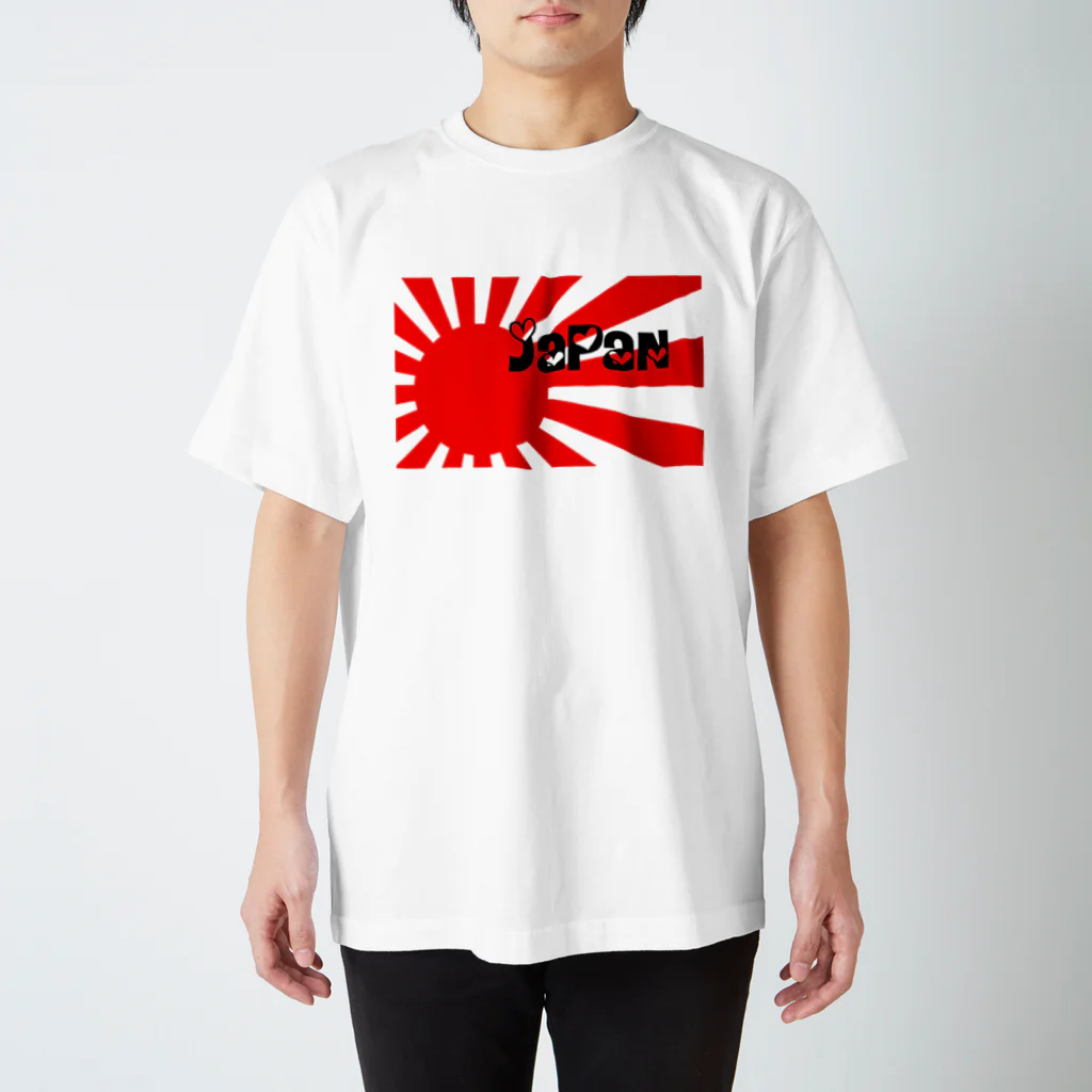 999productのＩ♡ JAPAN (,,ﾟДﾟ) ｶﾞﾝｶﾞﾚ!日本! スタンダードTシャツ