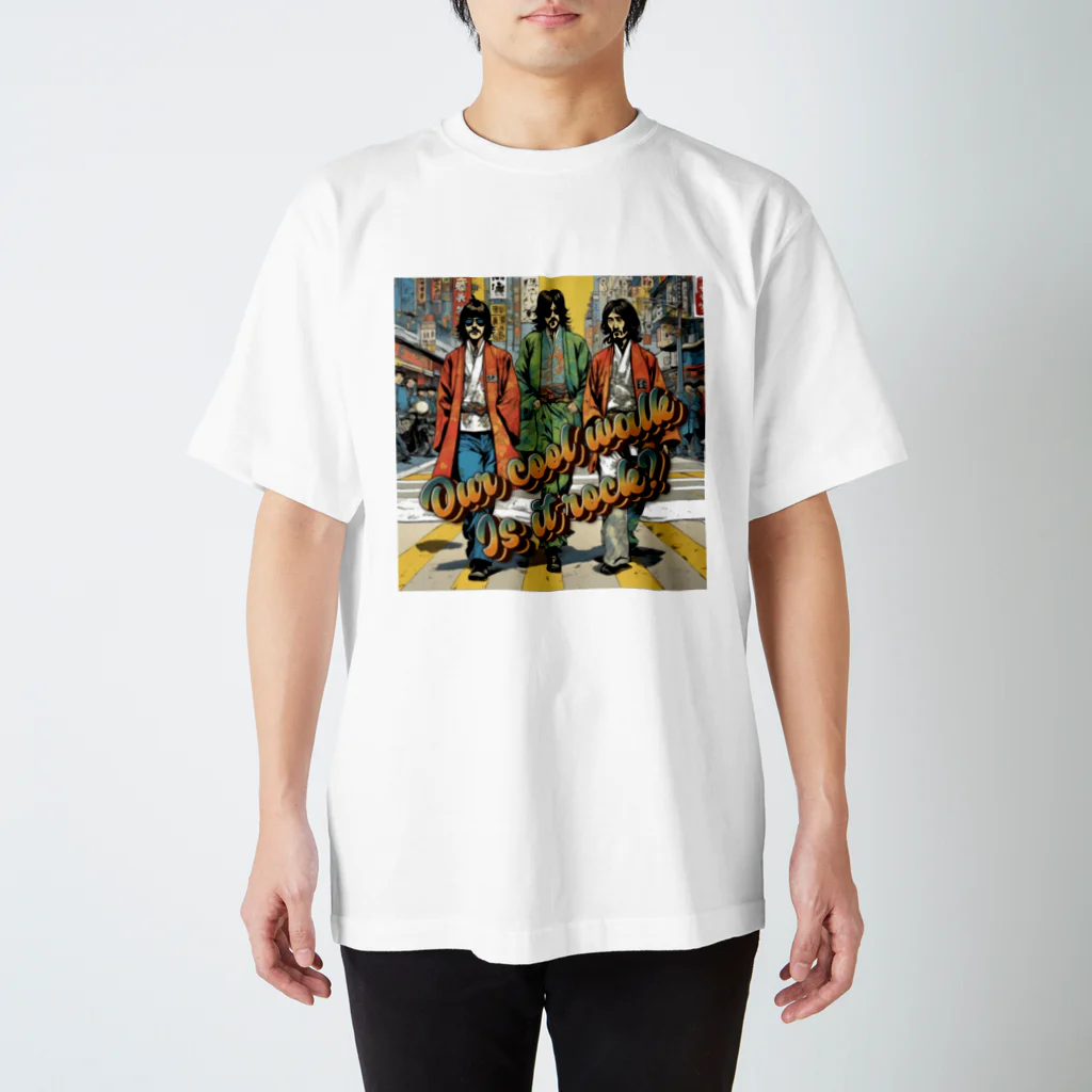 Skit..の60年代の和×洋の散歩 Regular Fit T-Shirt