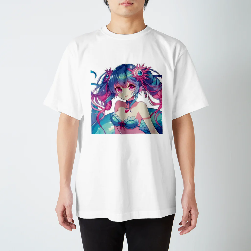 「ワンダーワールド」のかわいい人魚🧜‍♀️😅 スタンダードTシャツ