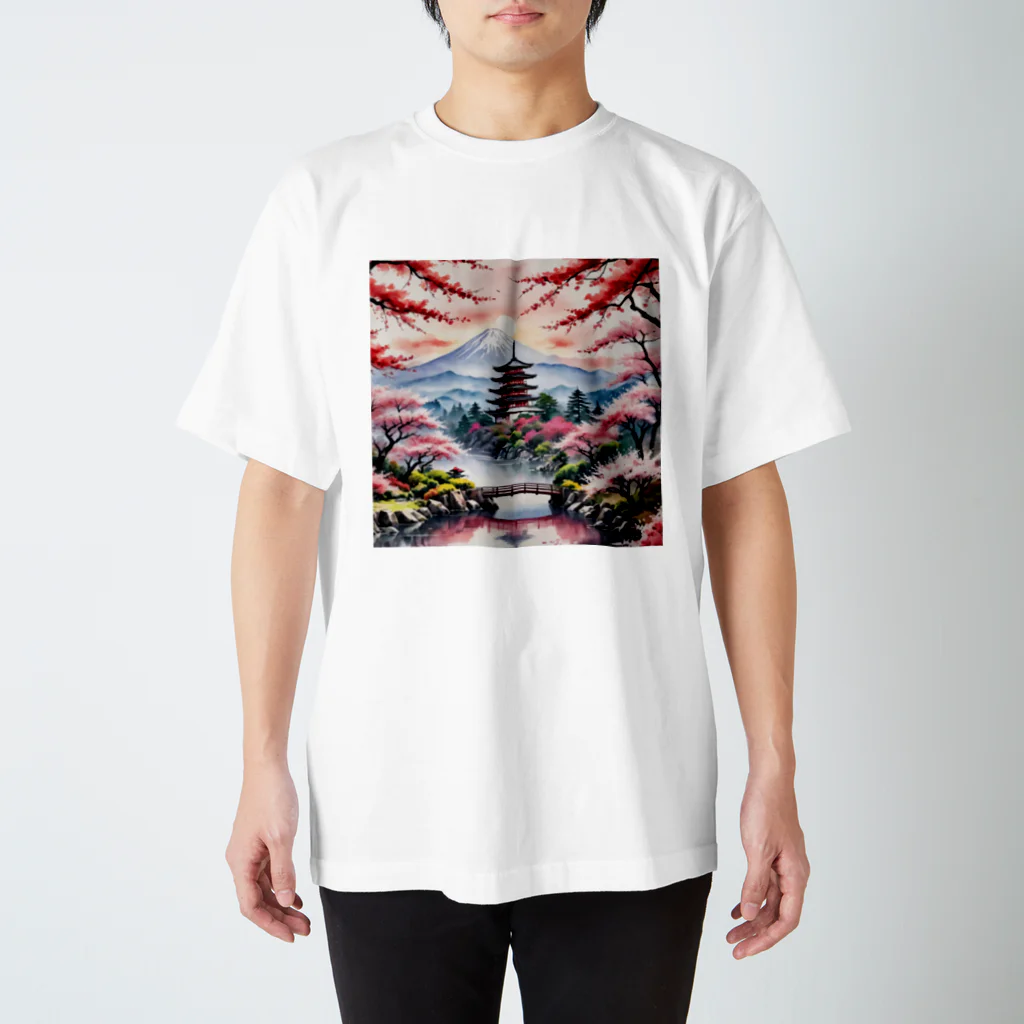 m-mike007の日本の風景 Regular Fit T-Shirt