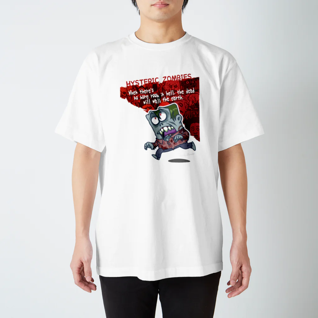 zonzoのRunning Zombie スタンダードTシャツ