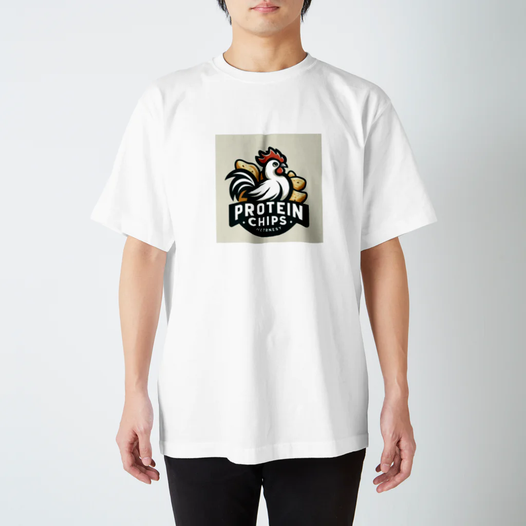 juten8の鶏肉チップスのロゴ Regular Fit T-Shirt