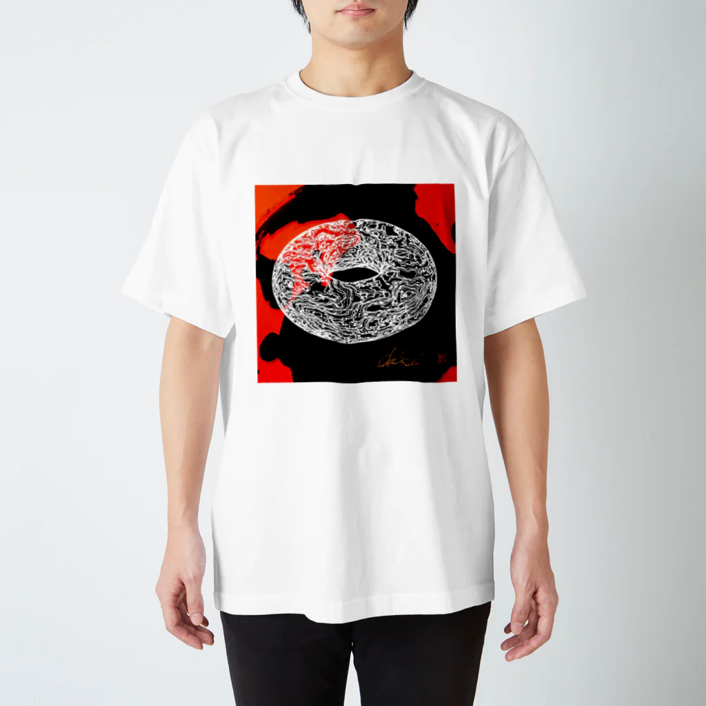 ζWalker/Shiunの切り絵「Dynamics」 Regular Fit T-Shirt