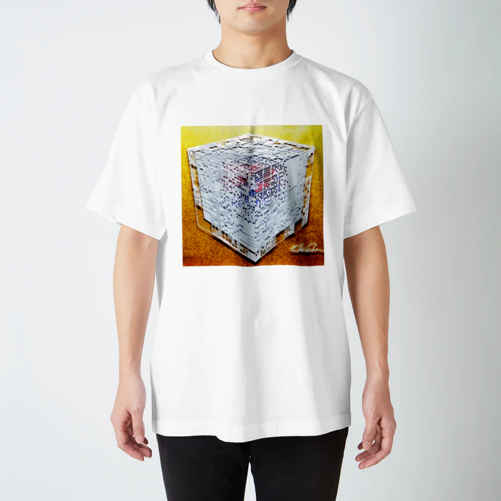 ζWalker/Shiunの切り絵「Restriction」 Regular Fit T-Shirt