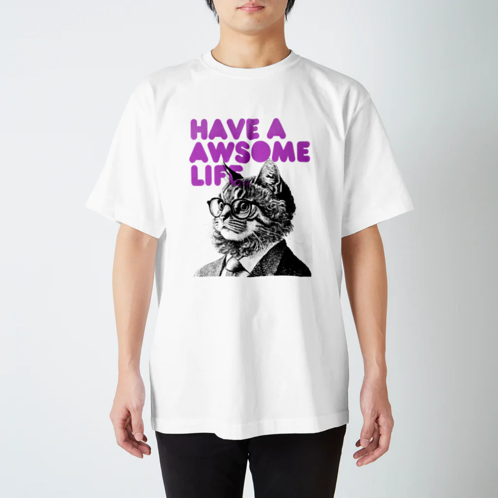 RainbowFam Plusの猫先輩 スタンダードTシャツ