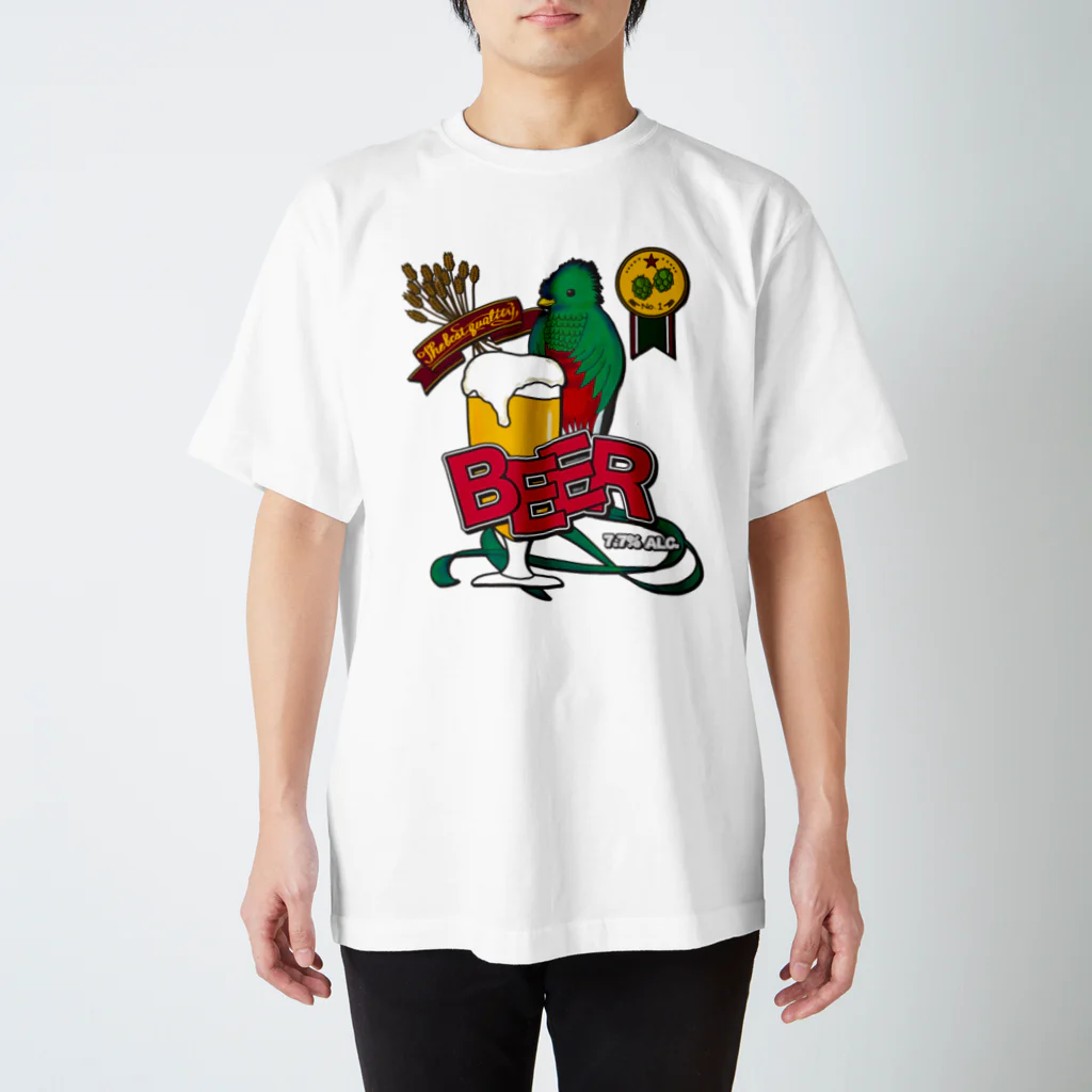 a-bow's workshop(あーぼぅズ ワークショップ)のQuetzal Beer スタンダードTシャツ