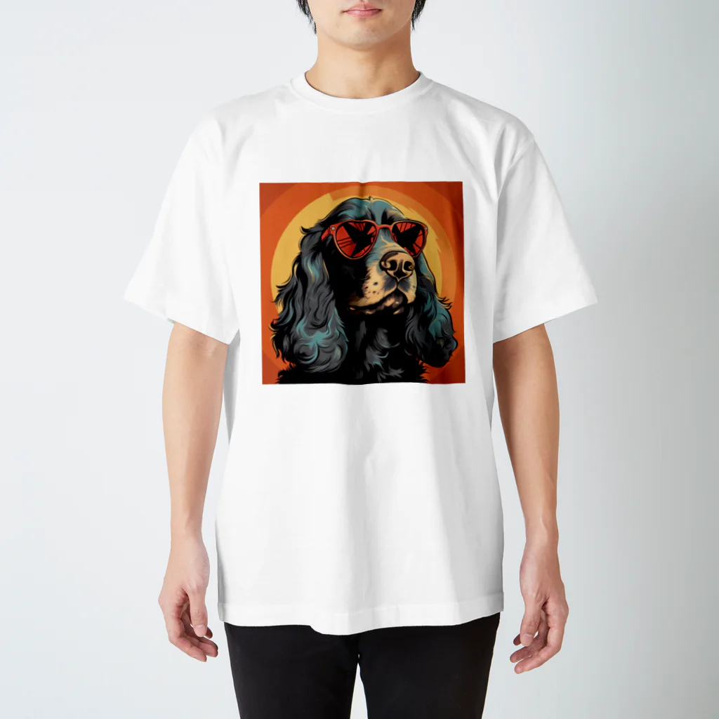 dogsdream8246のアメコカメガネ スタンダードTシャツ