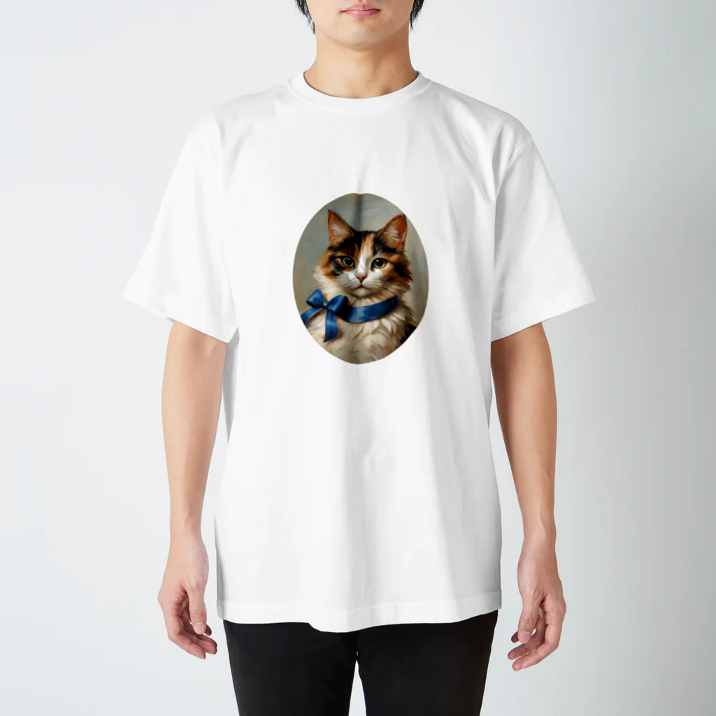 キャンディードのリボンねこ スタンダードTシャツ