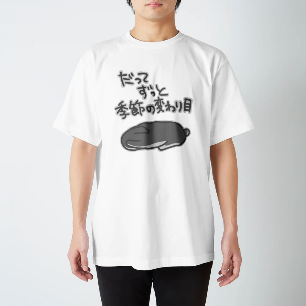 ミナミコアリクイ【のの】のずっと季節の変わり目【うさぎ】 スタンダードTシャツ