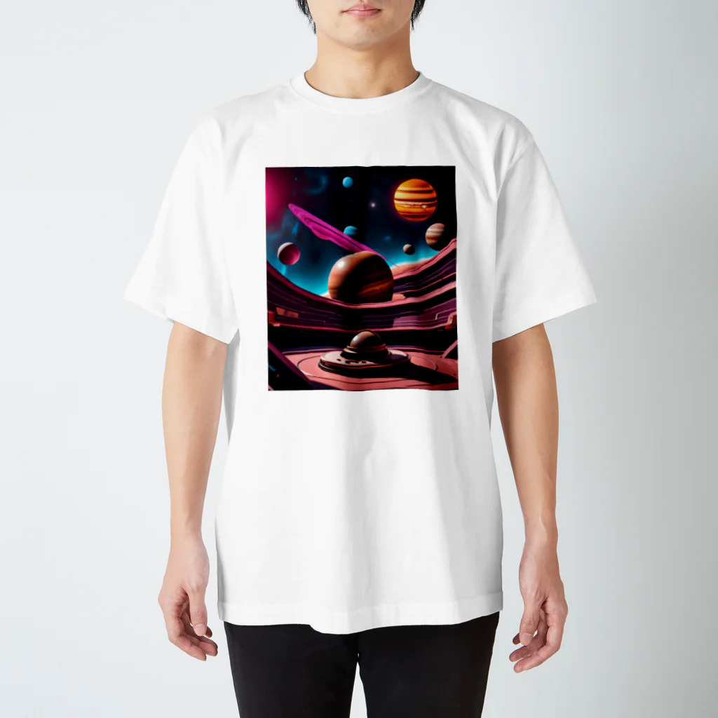 LUF_jpsのExploring the Solar System Regular Fit T-Shirt