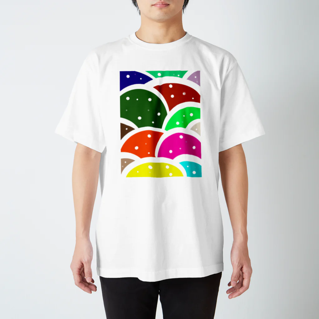 stÖnesのカラフルな石 スタンダードTシャツ