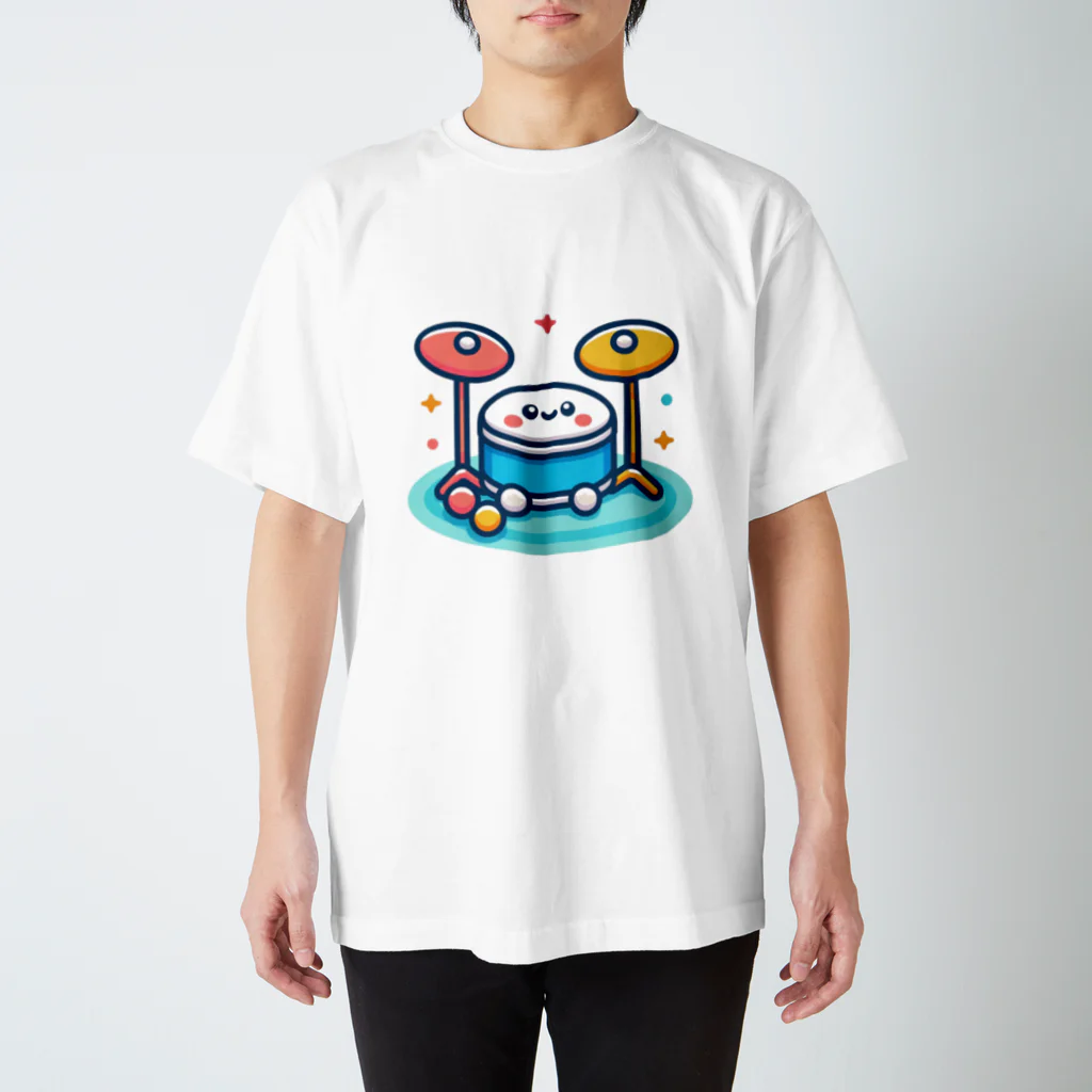 makoto401のドラムちゃん スタンダードTシャツ