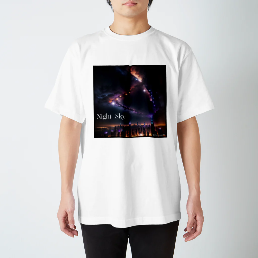 ChromastrAlのnight sky Regular Fit T-Shirt