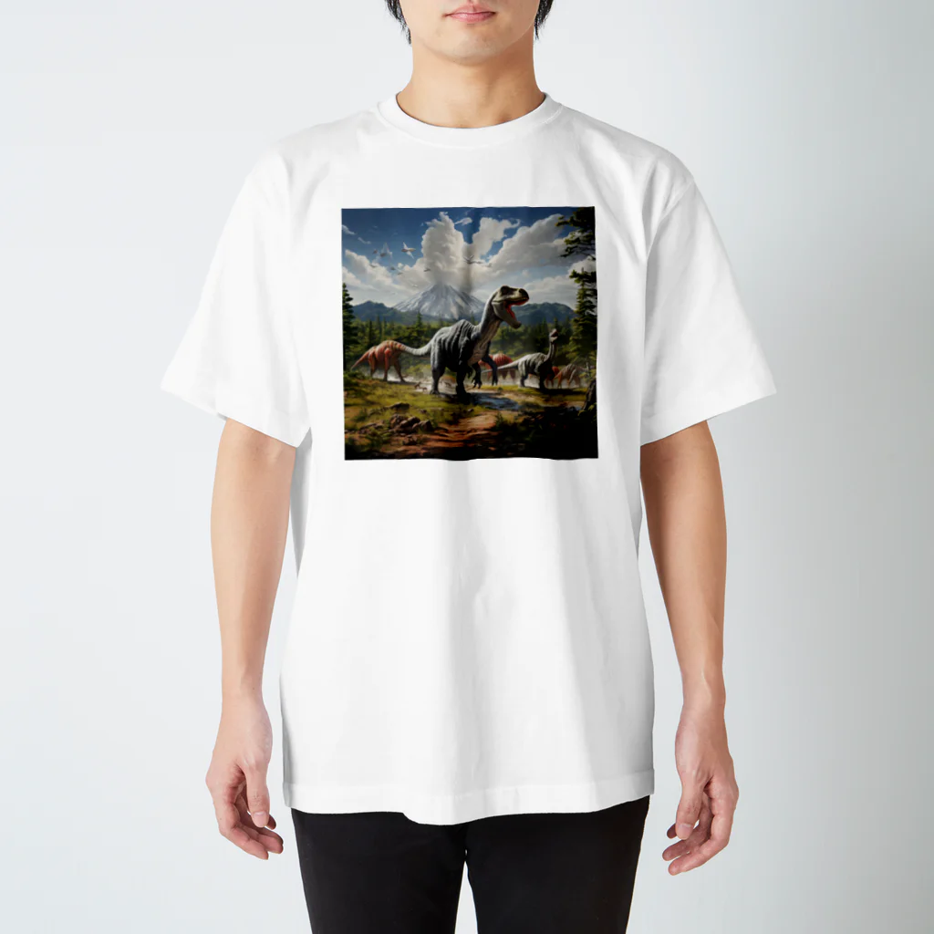 AQUAMETAVERSEの恐竜の生活　なでしこ1478 Regular Fit T-Shirt