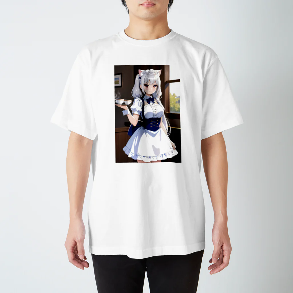 魔法猫少女ルナの魔法猫少女ルナ アルバイト01 高校生 スタンダードTシャツ