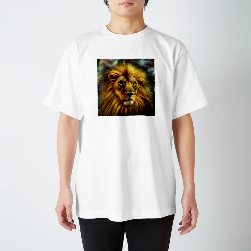 russell russellの神々しいライオン スタンダードTシャツ