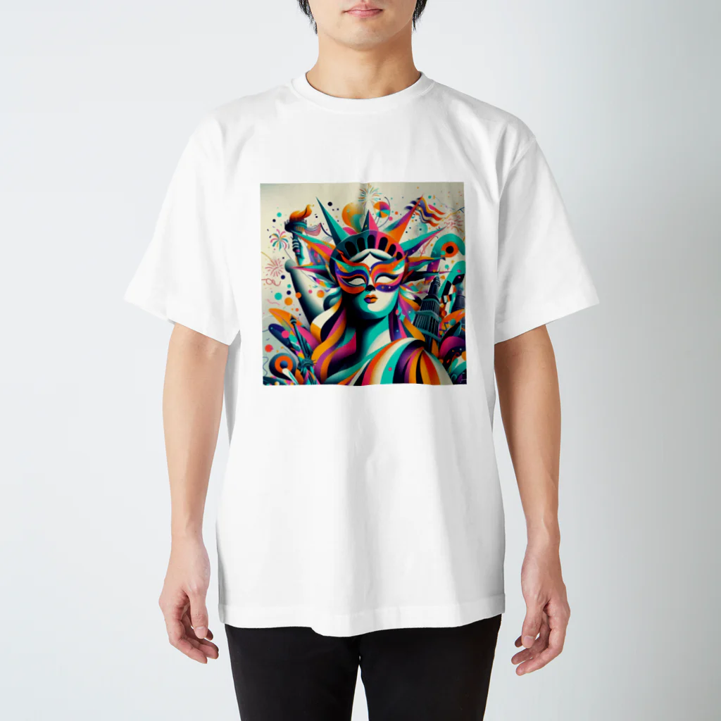 koumeiの自由な女神 Regular Fit T-Shirt