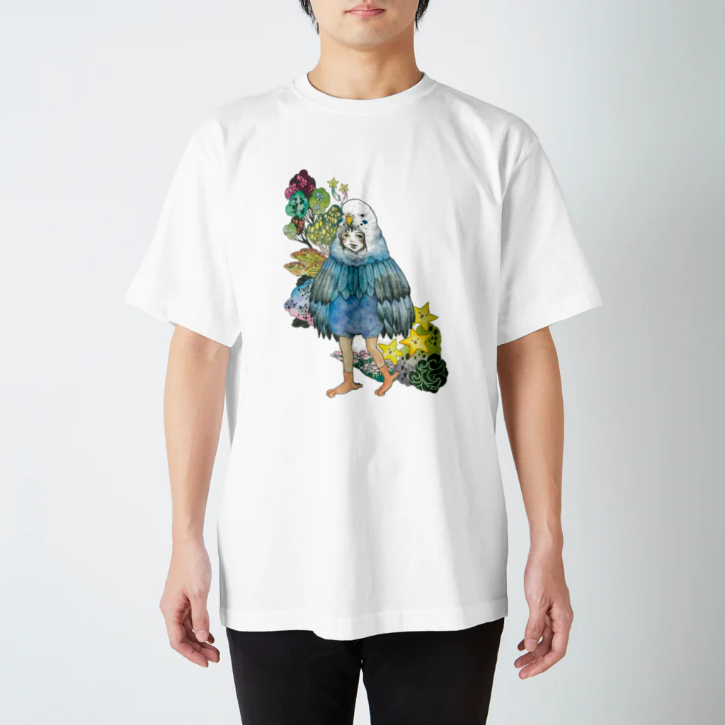 鳥と獣のセキセイちゃん Regular Fit T-Shirt