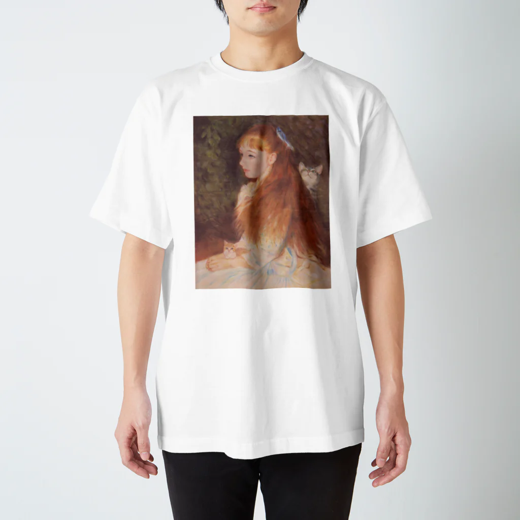 目羅　健嗣のサカナの髪飾りの少女（メラノ美術館） スタンダードTシャツ