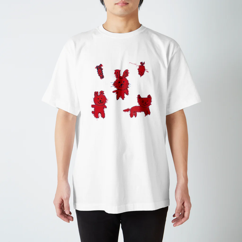 kaibaのぬりえどうぶつ Regular Fit T-Shirt