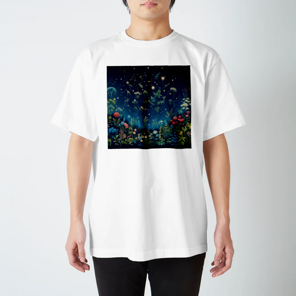 0denkundesuの星彩植譜 Regular Fit T-Shirt