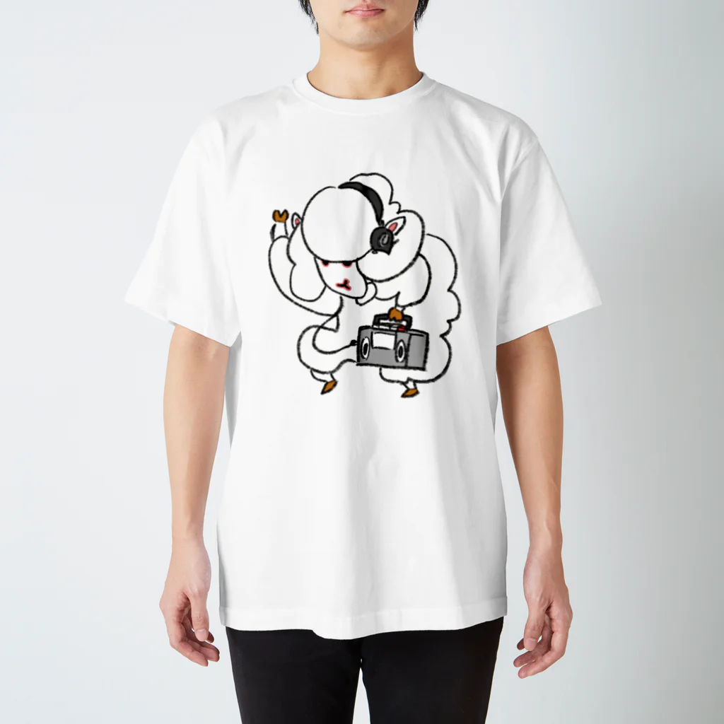 絵本作家・はまのゆかのヒツジ Regular Fit T-Shirt