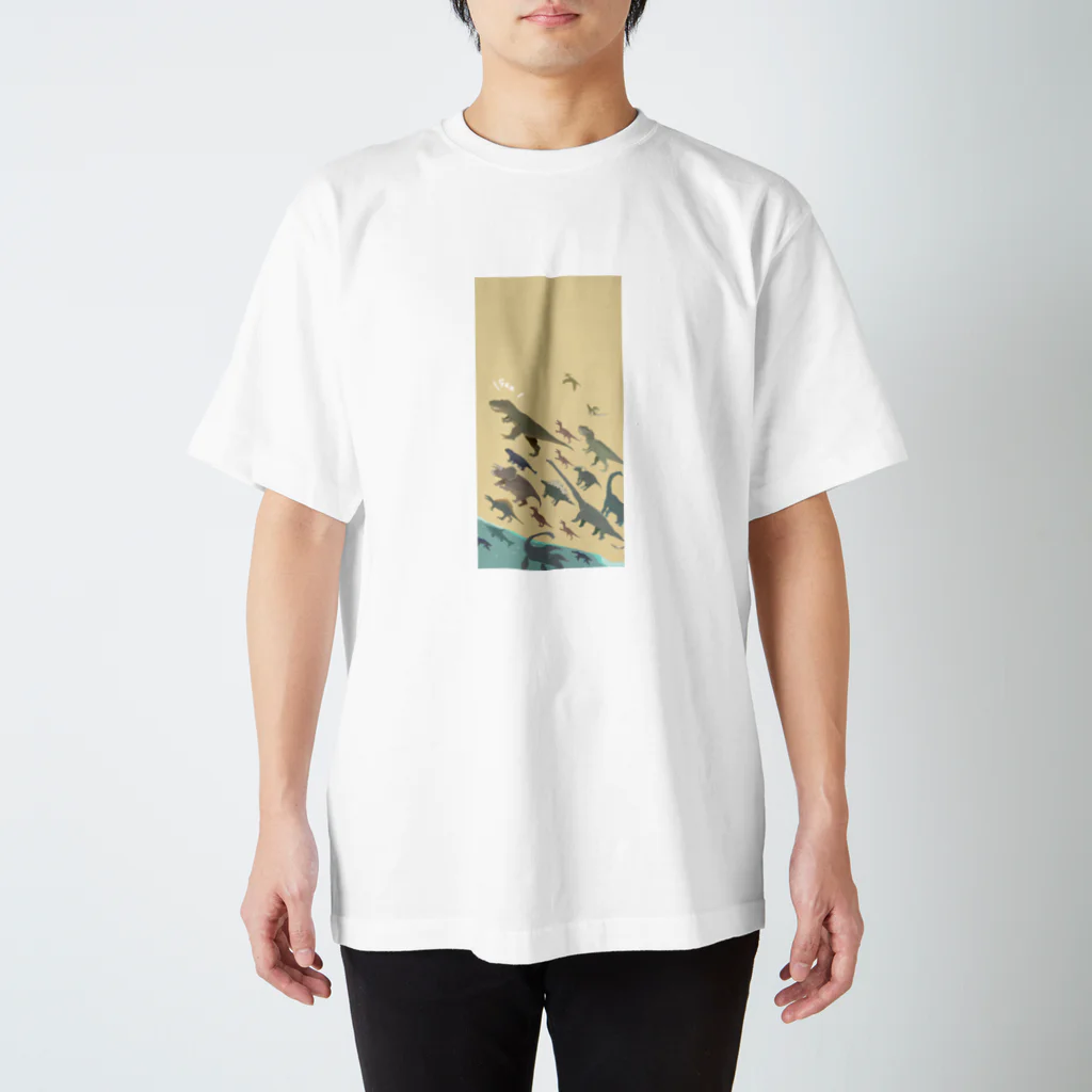 スヤリの恐竜大行進 Regular Fit T-Shirt