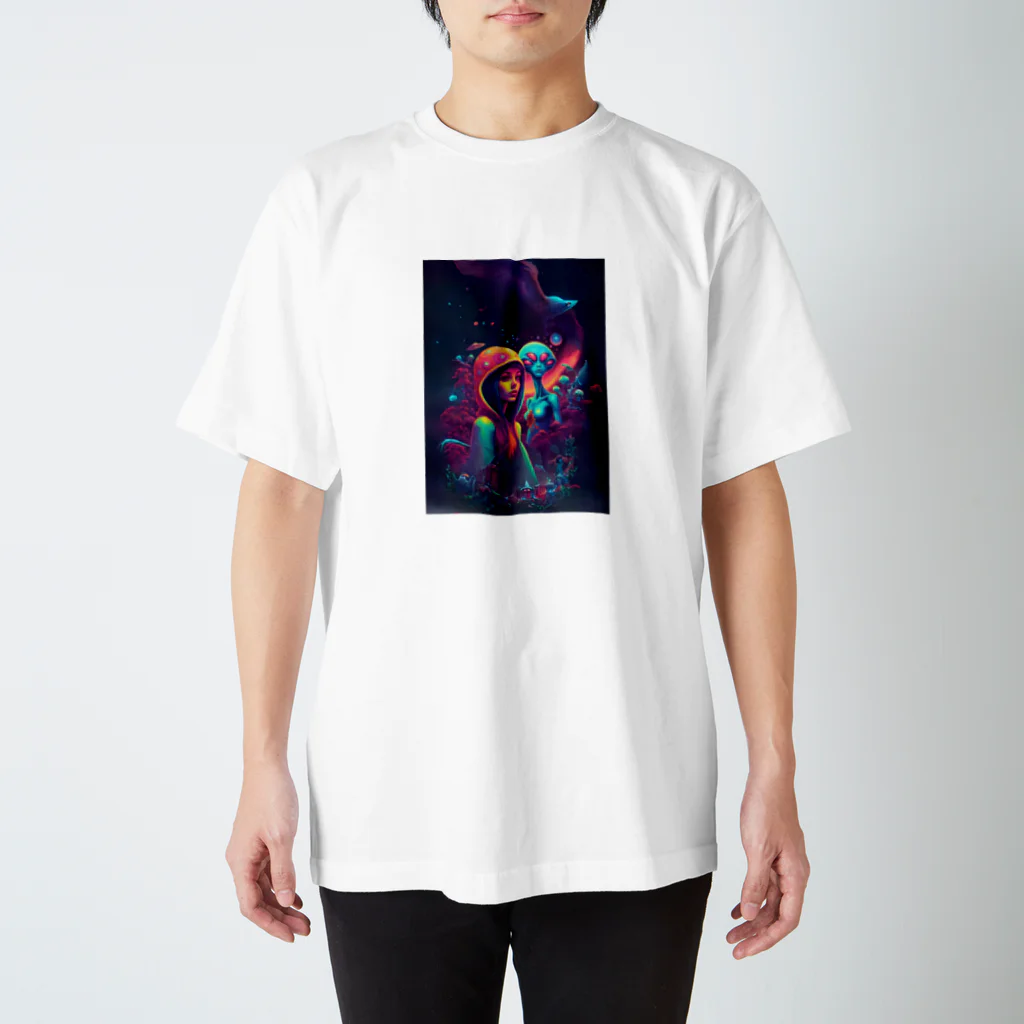 サイケデリックえりの宇宙人 Regular Fit T-Shirt