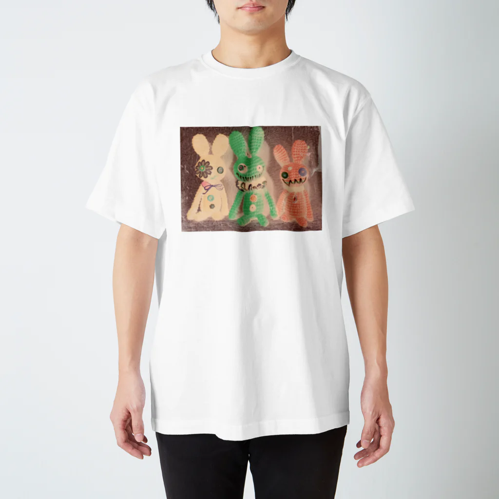 soconimo. PORTRAITSのBunnies スタンダードTシャツ