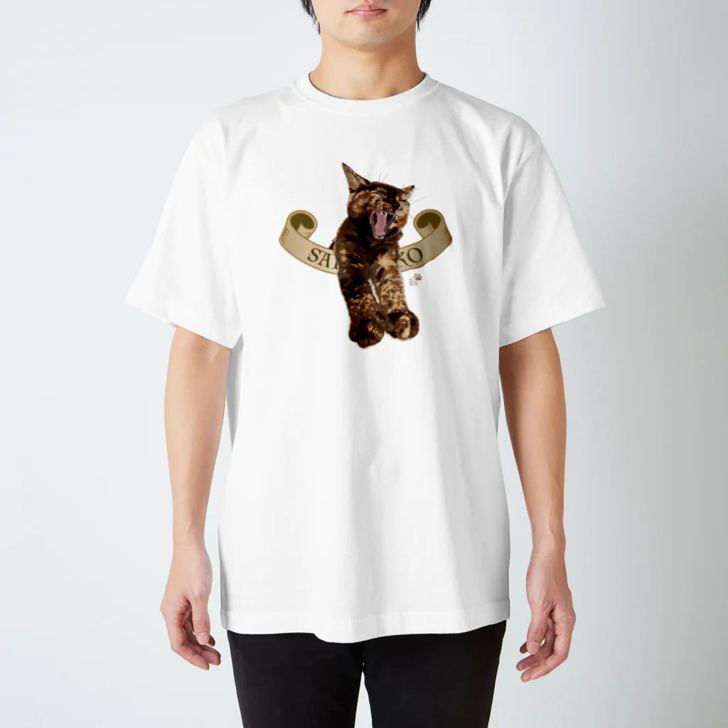 元祖ふとねこ堂のサビネコ Regular Fit T-Shirt