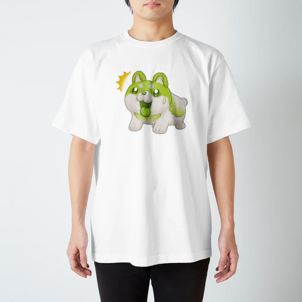 おやさい妖精さんの お店🌱のハクサイヌ　裸 スタンダードTシャツ