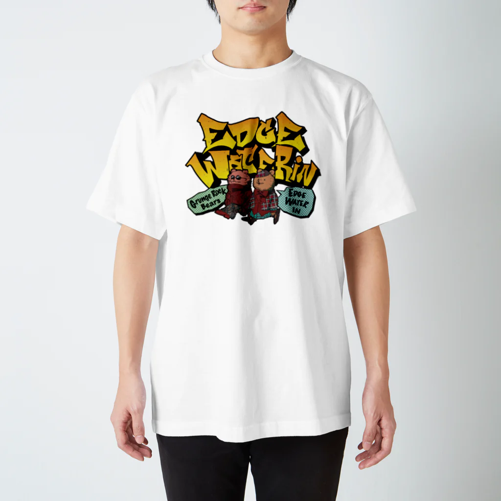 EDGE WATER IN officialのEDGE WATER IN Bears&Graffiti Art Logo Tee-type1- Regular Fit T-Shirt