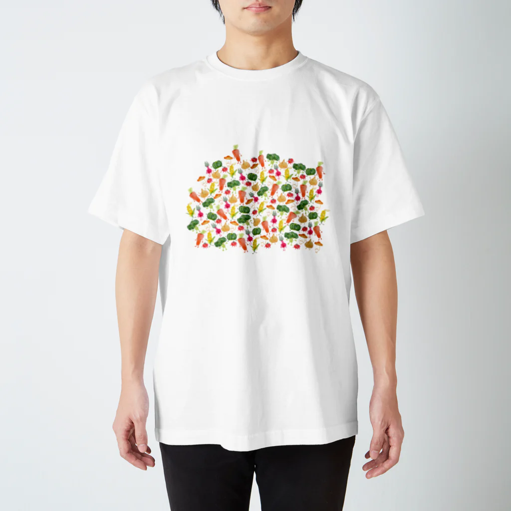 やまぎわさゆりのやさいたっぷり スタンダードTシャツ