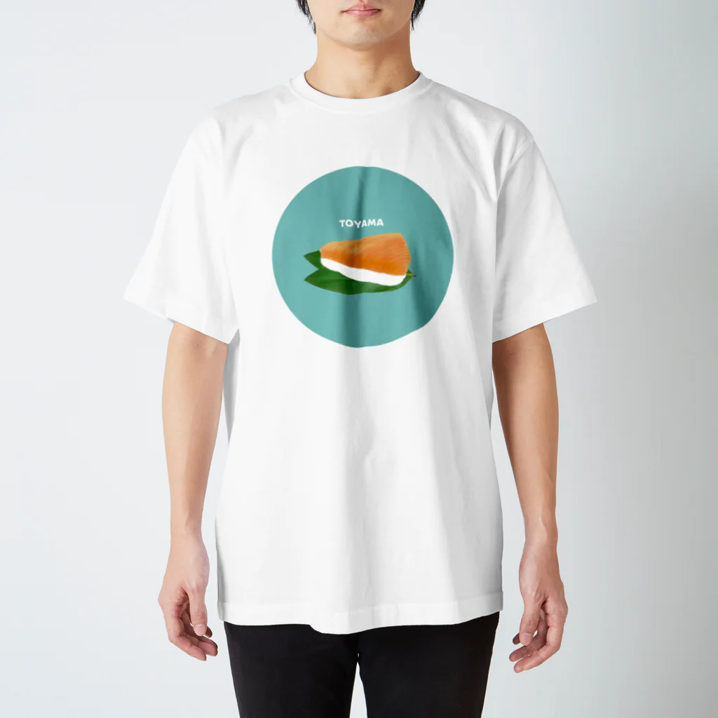 MAKARENTO　ＳＨＯＰの鱒の寿司（全面） スタンダードTシャツ