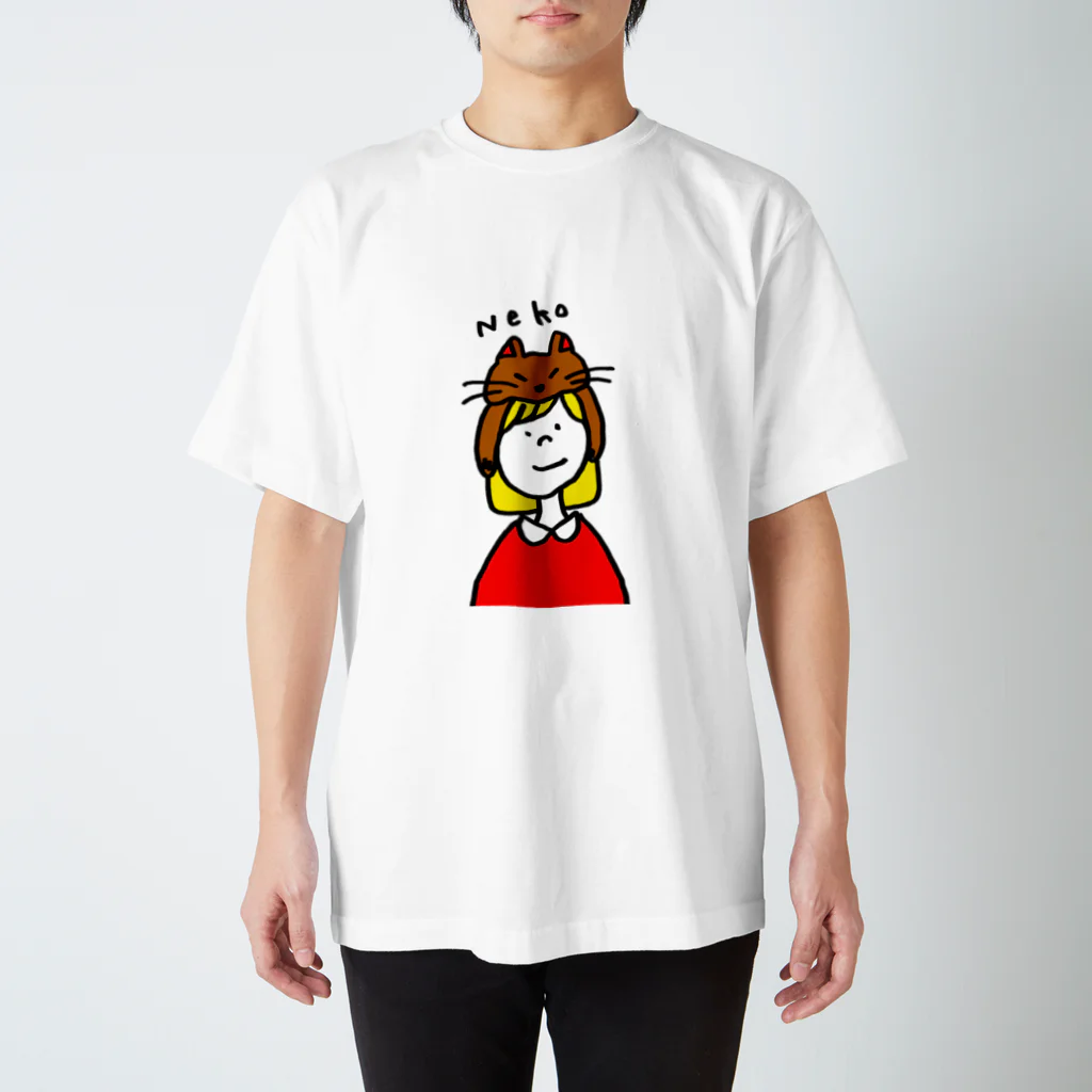 natalieのナッティとねこ スタンダードTシャツ